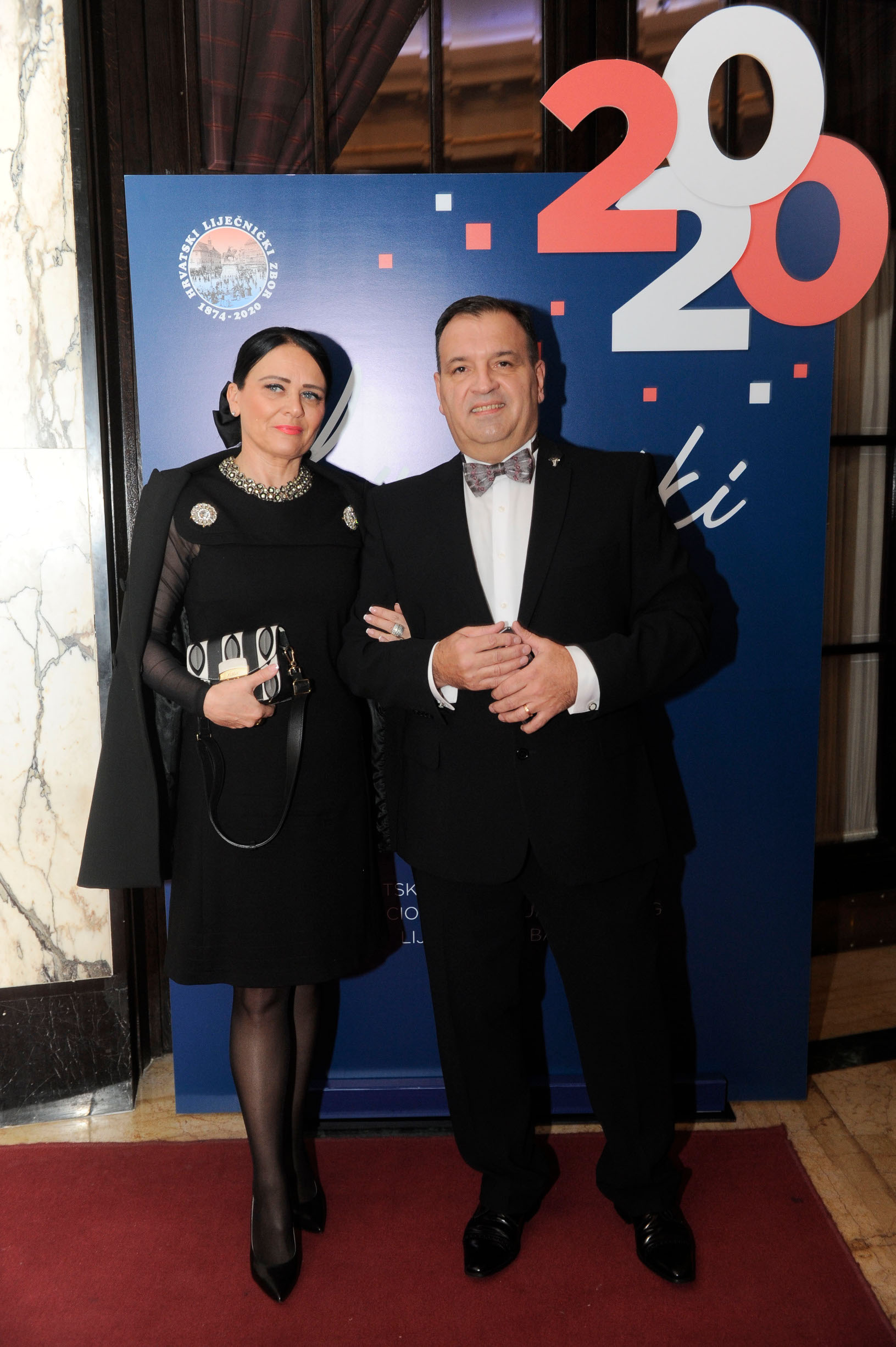 Lijecnicki bal / Hotel Esplanade / Zagreb 29.02.2020. / foto: Maja Jurovic / ministar zdravstva Vili Beros i supruga Jasminka